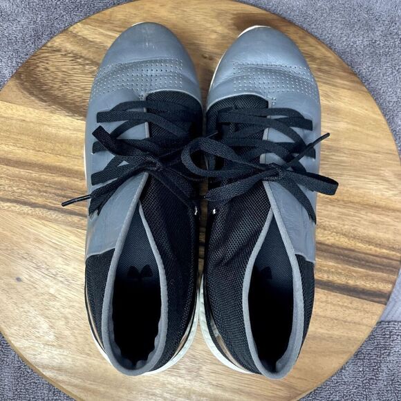 Under Armour Veloce Mid Gray Black Casual Athletic Sneakers Shoes Men's Size 9.5 - Picture 7 of 9